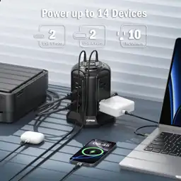 Tower Power Strip Surge Protector… — Photo 2