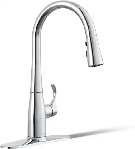 KOHLER 597-CP Simplice Pull-Down Kitchen… — Photo 1