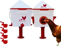 RentACoop Chick2Chicken 10lb Feeder &… — Photo 1