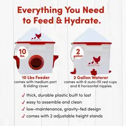 RentACoop Chick2Chicken 10lb Feeder &… — Photo 2