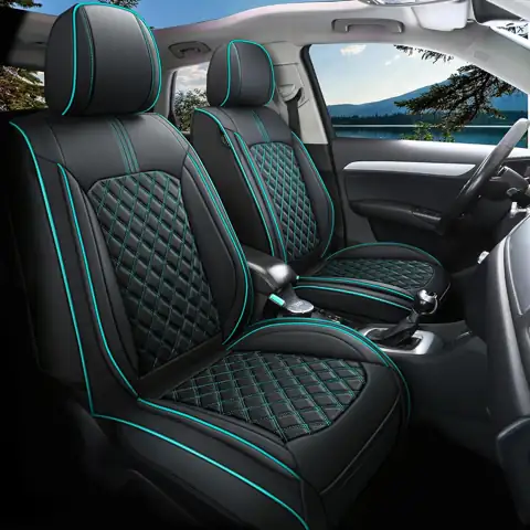 Leather Auto Car Seat Covers… — Photo 1