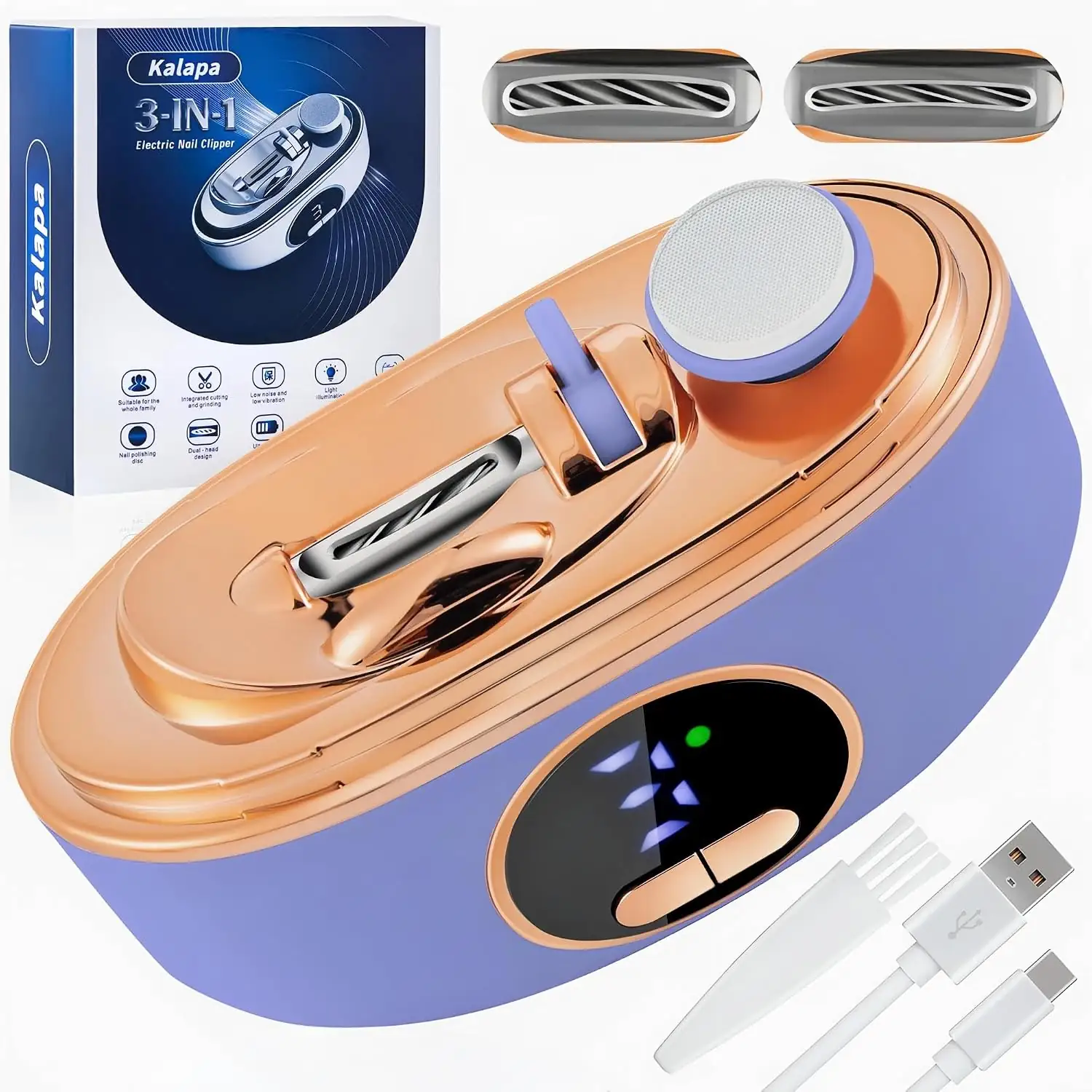 Electric Nail Clipper File Toenail… — Photo 1