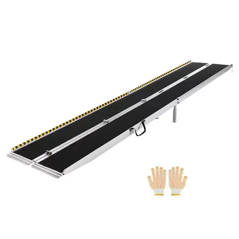 Portable Folding Wheelchair Ramp, 12-ft… — Photo 1