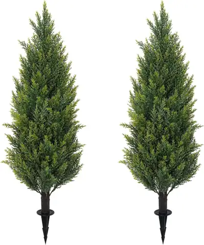 ECOLVANT 3FT Cedar Topiary Trees… — Photo 1