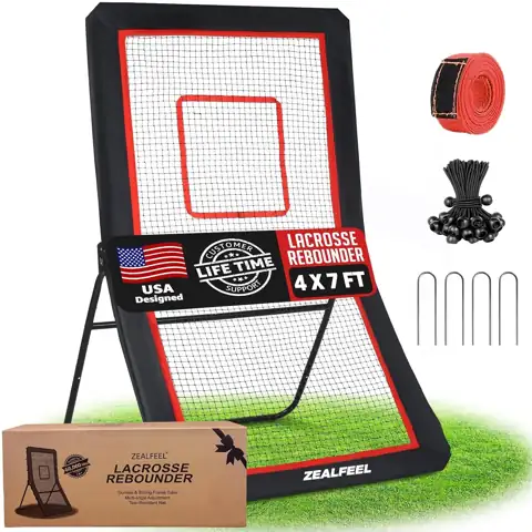 ZEALFEEL Lacrosse Rebounder with 5… — Photo 1