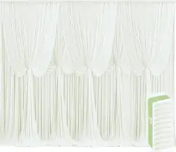 10 Panels Ivory Backdrop Curtains… — Photo 1