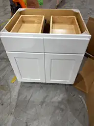 Luxor White 30" Double Door… — Photo 1