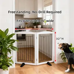 ZJSF Freestanding Dog Fence Indoor,… — Photo 2