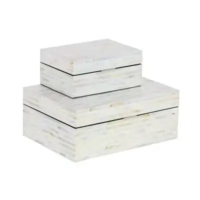 Set of 2 Shell Mosaic… — Photo 1