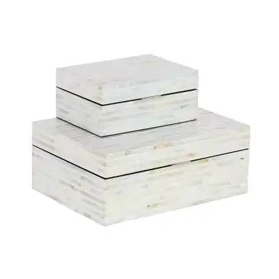 Set of 2 Shell Mosaic… — Photo 1
