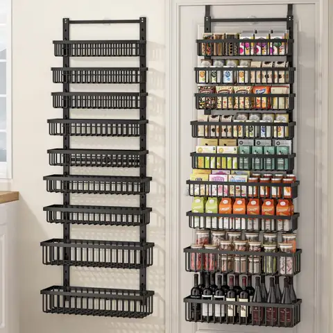 POKIPO 9-Tier Over-the-Door Pantry Organizer,… — Photo 1