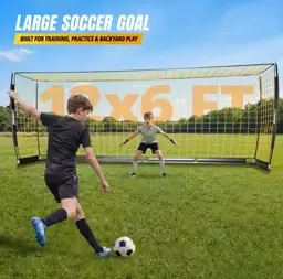 12x6 ft Soccer Goal for… — Photo 2
