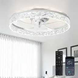 Depuley 20" LED Ceiling Fan… — Photo 1