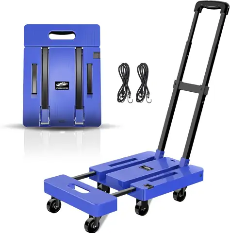 SPACEKEEPER Folding Hand Truck, 500… — Photo 1