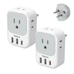 TESSAN Israel Adapter Plug, 2… — Photo 1