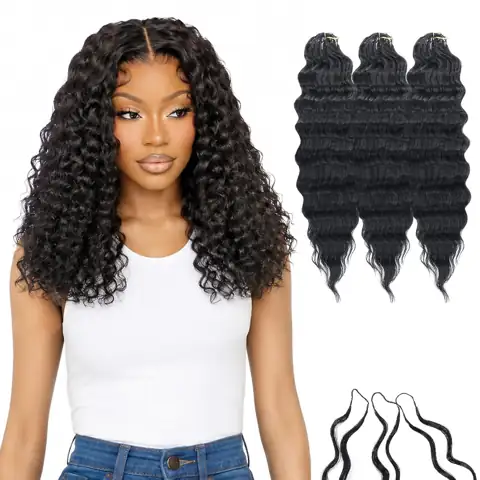 18" Miracle Knots Curly Deep… — Photo 1