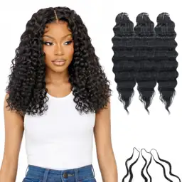 18" Miracle Knots Curly Deep… — Photo 1