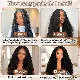 18" Miracle Knots Curly Deep… — Photo 2