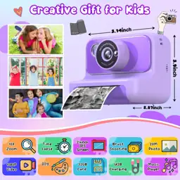 Kids Camera Instant Print, Christmas… — Photo 2