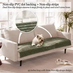 Dual Non-Slip Dog Couch Cover,… — Photo 2