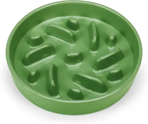 Ceramic Slow Feeder Dog Bowl,… — Photo 1