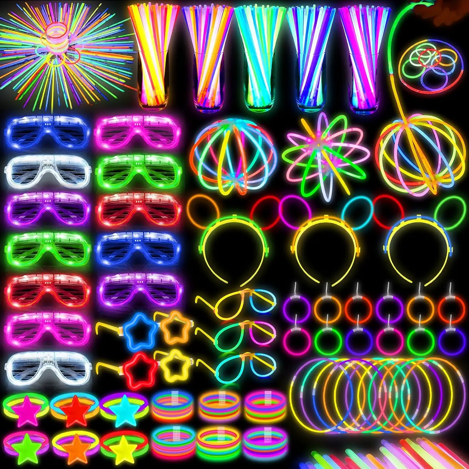 TURNMEON 457PCS Glow Sticks, Glow… — Photo 1