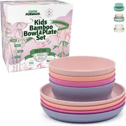 Grow Forward Bamboo Kids Plates… — Photo 1