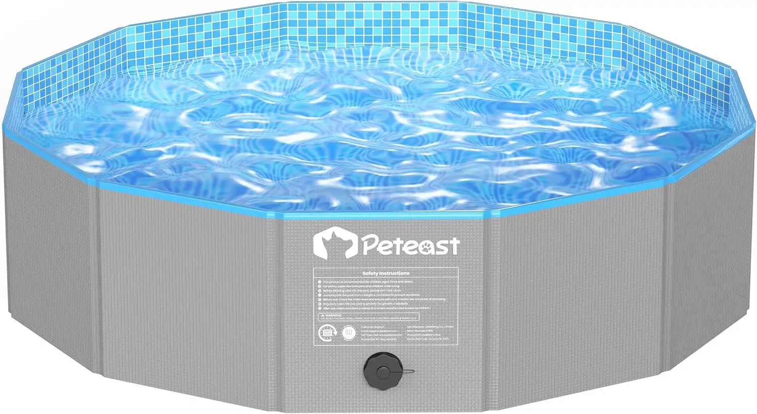 Peteast Dog Pool for Large… — Photo 1