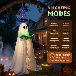 Halloween Ghost Decoration,53 inch,with Witch… — Photo 2