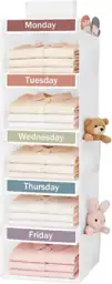 Kids Weekly Clothes Organizer, 5-Shelf… — Photo 1