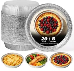 8" Round Aluminum Foil Pans… — Photo 1