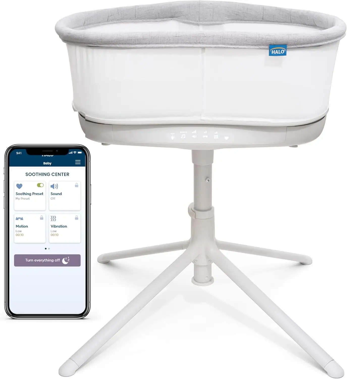 HALO BassiNest Connected Swivel Sleeper… — Photo 1