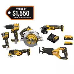 DEWALT 20V MAX Cordless 6-Tool… — Photo 1