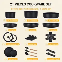 Ammeloo 21Pcs Pots and Pans… — Photo 2