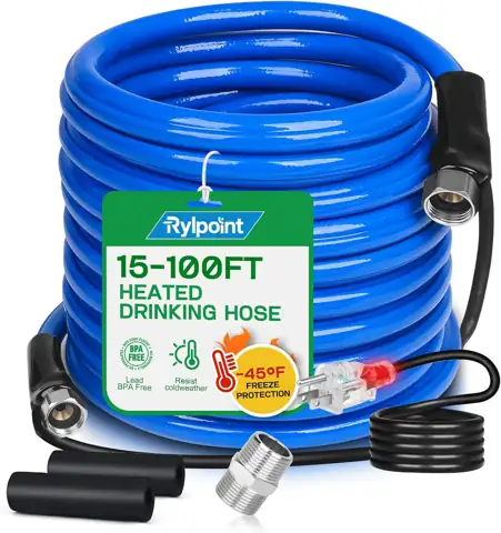50FT Heated Water Hose for… — Photo 1
