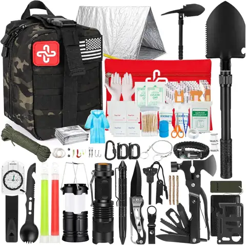 250-Piece Survival Gear First Aid… — Photo 1