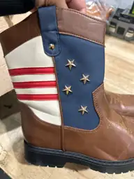 Wulubaba Girls Cowgirl Boots Embroidered… — Photo 5