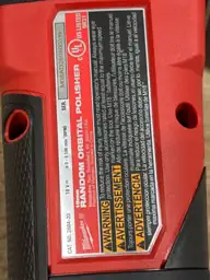 Milwaukee M18 Cordless in. Polisher — Photo 6