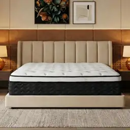 Queen 12-Inch Hybrid Mattress, Medium… — Photo 1