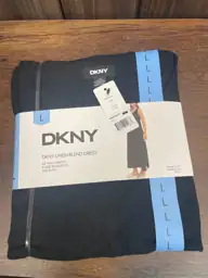 DKNY Linen Blend Dress — Photo 1