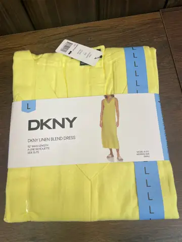 DKNY Linen Blend Dress — Photo 1