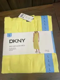 DKNY Linen Blend Dress — Photo 1