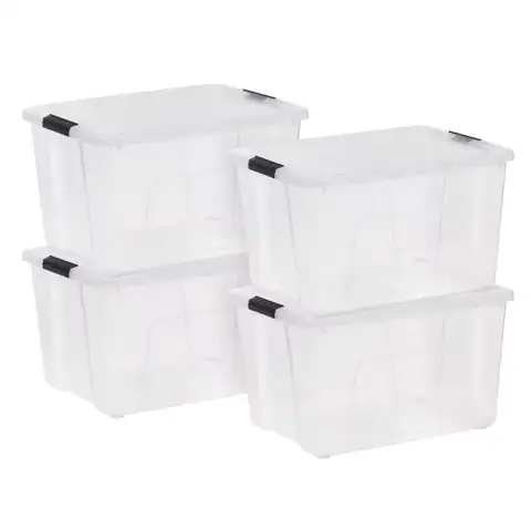 60 Qt./15 Gal. Plastic Storage… — Photo 1