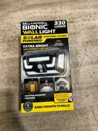 5-Watt Equivalent Integrated LED Black Wall Light - 300 lm, Warm, 2 ...