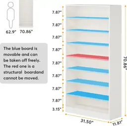 Tribesigns 9-Tier Shoe Cabinet, 40-45… — Photo 2