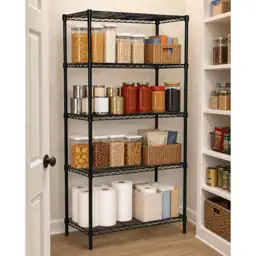 Steel Wire 5-Shelf Adjustable Garage… — Photo 2