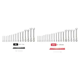 34-Piece Flex Head 12-Point Ratcheting… — Photo 2