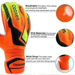 Soccer Goalie Gloves for Kids,… — Photo 2