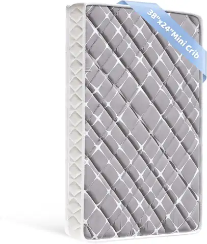 Mini Crib Mattress 38x24x4 in,… — Photo 1