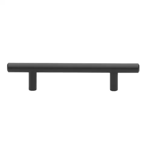 3-3/4 in. Matte Black Solid… — Photo 1